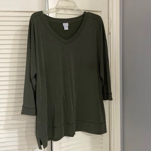 Chico’s Zenergy Sandwashed Tunic